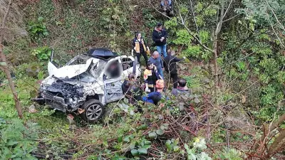 Ordu'da Trajik Kaza: Otomobil Uçuruma Yuvarlandı, Baba ve Kızı Hayatını Kaybetti