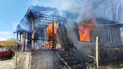 Çorum'da Yangın: Ev Kullanılamaz Hale Geldi