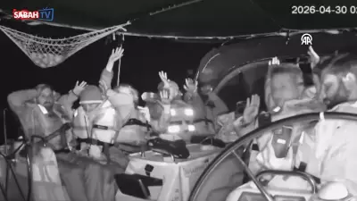 İsrail'in Küresel Sumud Filosu'na saldırısı kamerada