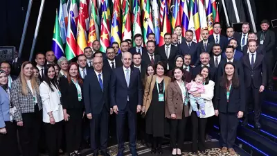 TBMM Başkanı Kurtulmuş, PAB 152'nci Genel Kurulu'nda Katılımcılarla Aile Fotoğrafı Çektirdi