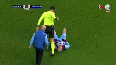 Trabzonspor'dan Kırmızı Kart Beklentisi: Zubkov Mücadelede Yerde Kaldı