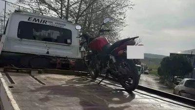 Uzunköprü'de Abartılı Egzozlu Motosiklete 24 Bin TL Ceza Kesildi