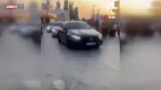 Adana'da feci kaza: Otomobil çarptı, elektrikli bisiklet ikiye bölündü