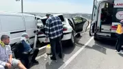 Adıyaman Besni'de iki otomobil çarpıştı: 6 yaralı