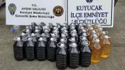 Aydın'da Sahte İçki Operasyonu: 280 Litre Şarap Ele Geçirildi