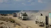 BM: Gazze'ye İnsani Yardım İçin Zikim Geçidi 40 Gün Sonra Açıldı