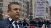 CHP Lideri Özgür Özel, Nevşehir'deki Mitingde Pankart Protestosuyla Sarsıldı