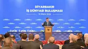 Cumhurbaşkanı Yardımcısı Yılmaz, Diyarbakır İş Dünyası Toplantısı'nda Konuştu
