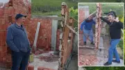 Giresun'da İnşaat Ustası Duvarı Kırmadan Taşıyarak Tasarruf Sağladı
