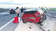 Hacca giden aile trafik kazasında can verdi