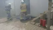 Hatay'da depremzede konteynerinde yangın: Kullanılamaz hale geldi