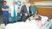 Karnından 6 yılda 20 kilo tümör çıktı
