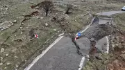 Nemrut Dağı'nda Heyelan: Yol Kapandı, Turizm Sezonu Öncesi Çalışmalar Başladı