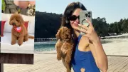 Nesrin Cavadzade, Köpeği Dolce'nin Doğum Gününü Özel Partiyle Kutladı