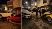 Oruçreis'te Zincirleme Trafik Kazası: Taksi Park Halindeki Araçlara Çarptı