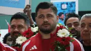 Rıza Kayaalp ve Güreş Milli Takımı yurda döndü!