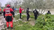 Sakarya'da nehirde kaybolan Ahmed İdris için arama çalışmaları yeniden başladı