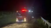 Sinop'ta Yüksek Gerilim Hattından Kopan Kablo Yangın Çıkardı, Fırtına Söndürdü