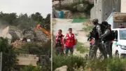 İsrailliler Nablus'ta Filistinlilere ait ev ve araçları ateşe verdi
