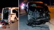 İstanbul'da hafif ticari araç ile minibüs çarpıştı: 4 yaralı