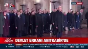 TBMM Başkanı Kurtulmuş, 23 Nisan'ın 106. Yılında Anıtkabir'i Ziyaret Etti