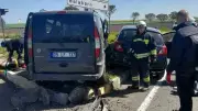 Tekirdağ Muratlı'da kavşak kazası: 5 yaralı