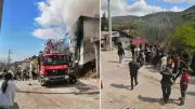 Tokat'ta İki Katlı Evde Çıkan Yangında 2 Kişi Dumandan Etkilendi