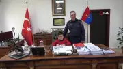 Yozgat'ta 23 Nisan Coşkusu: Minik Öğrenciler Bir Günlüğüne Jandarma Komutanı Oldu
