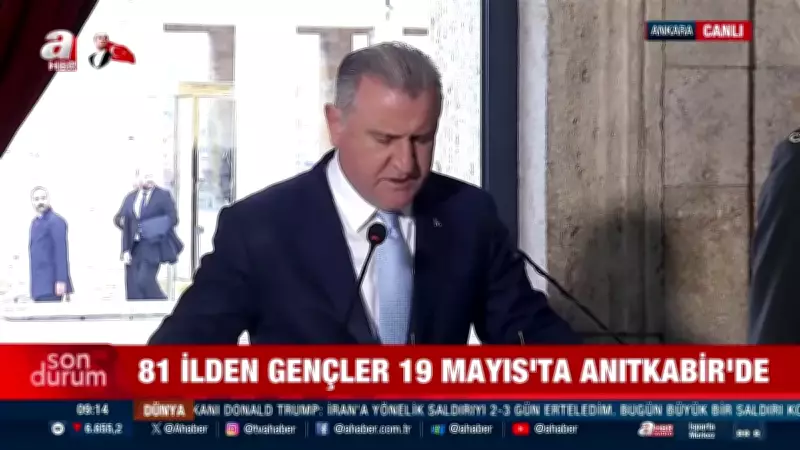 19 Mayıs Coşkusu Anıtkabir'de Zirve Yaptı: Bakan Bak'tan Anlamlı Mesaj