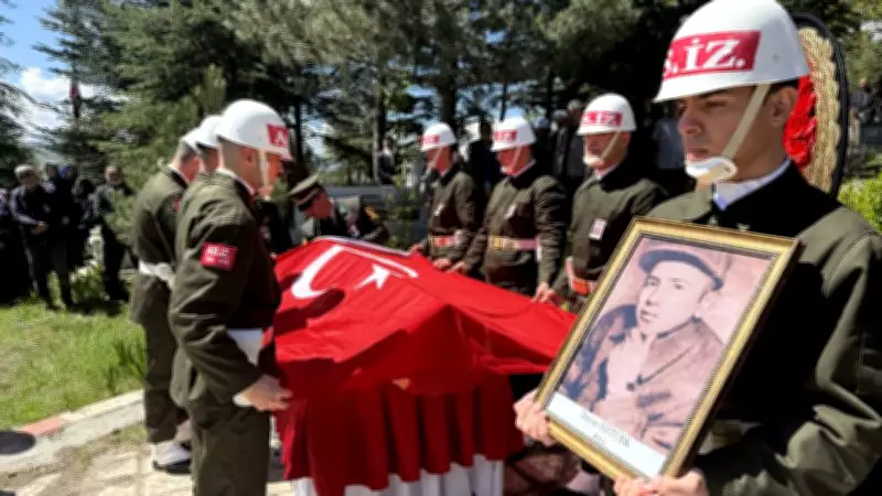 61 yıl sonra şehit Onbaşı Duran Öztürk memleketi Tokat'ta toprağa verildi