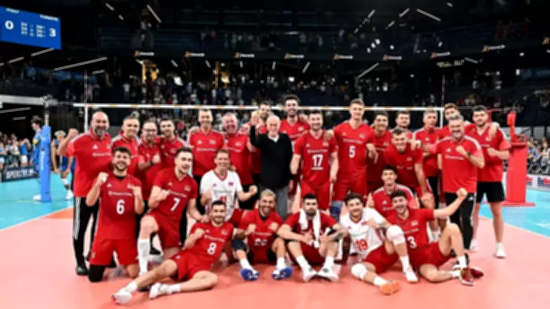 A Milli Erkek Voleybol Takımı İtalya'yı 3-0 Mağlup Etti