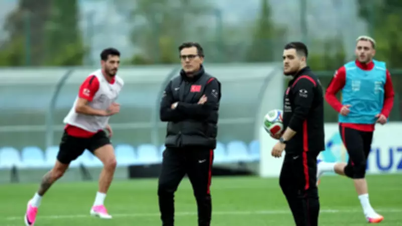 A Milli Futbol Takımı'nda Kuzey Makedonya Maçı Hazırlıkları Başladı