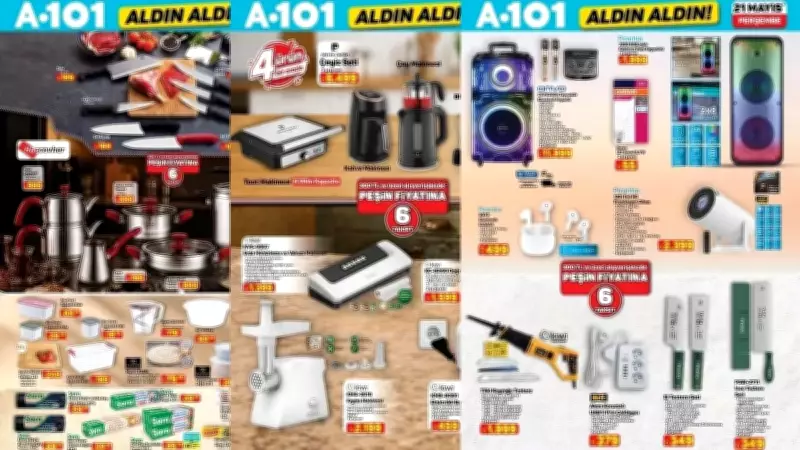 A101 21 Mayıs 2026 Perşembe Aktüel Kataloğu Yayında! İşte İndirimli Ürünler