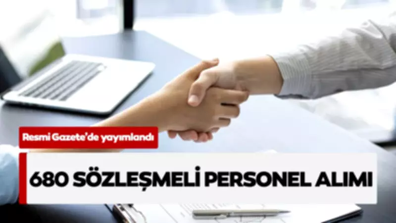 Aile ve Sosyal Hizmetler Bakanlığı 680 sözleşmeli personel alımı duyurusu