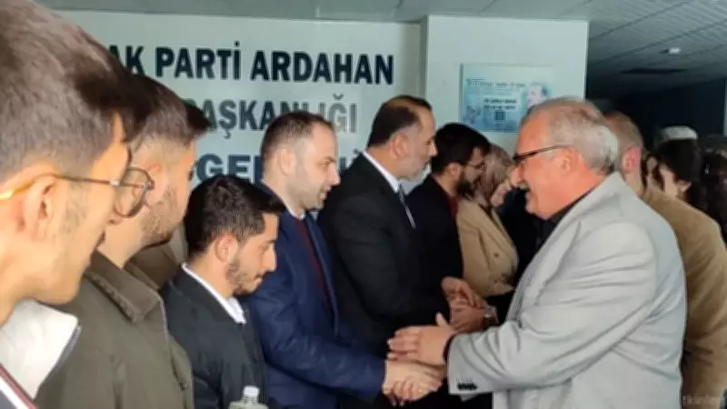 AK Parti Ardahan'da bayramlaşma programı yoğun ilgi gördü