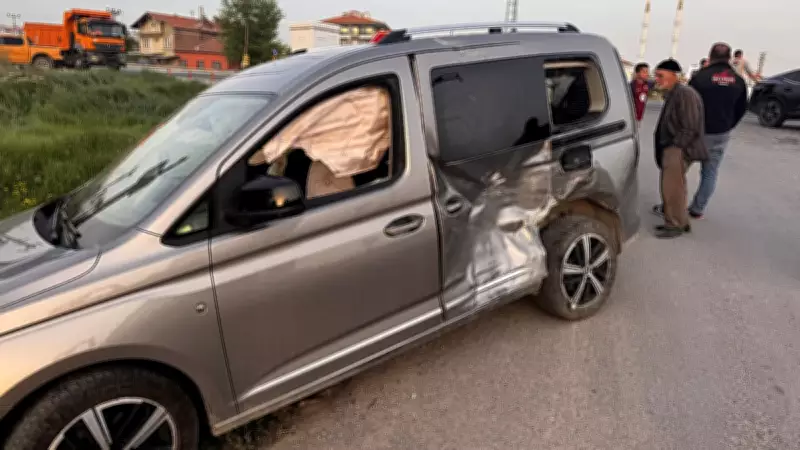 Aksaray'da zincirleme trafik kazası: 4 yaralı