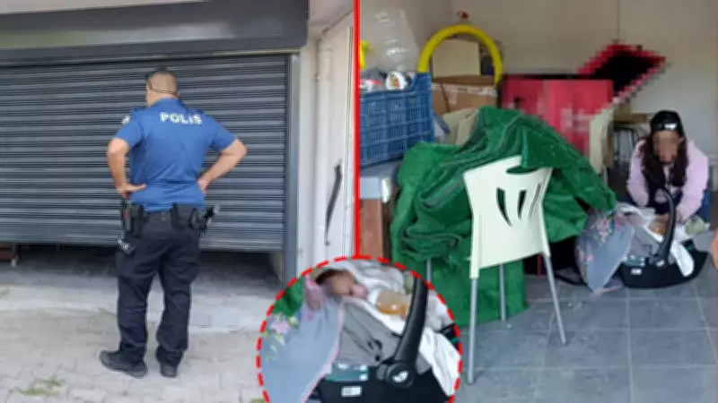 Antalya'da Hırsızlık İhbarına Giden Polisler 5 Aylık Bebek ve Anneyle Karşılaştı