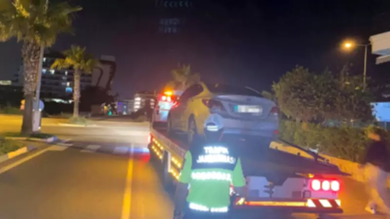 Antalya'da korsan taşımacılık denetimi: 8 araca 835 bin TL ceza