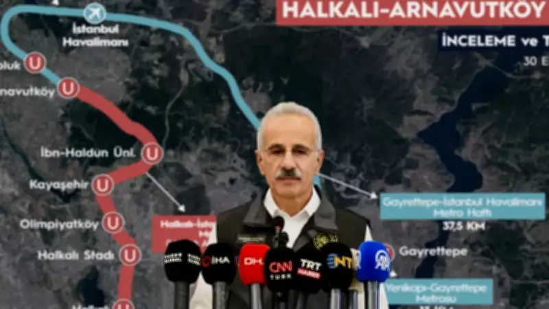 Arnavutköy-Halkalı Metro Hattı'nda Test Çalışmaları Sona Yaklaştı