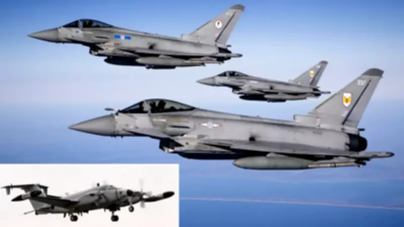 Avusturya, hava sahasını ihlal eden ABD uçaklarına Eurofighter ile müdahale etti