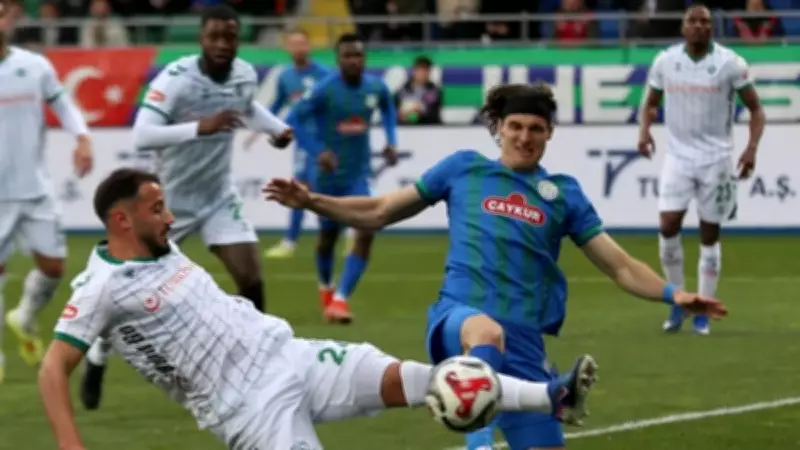 Çaykur Rizespor evinde Konyaspor'u 3-2 mağlup etti