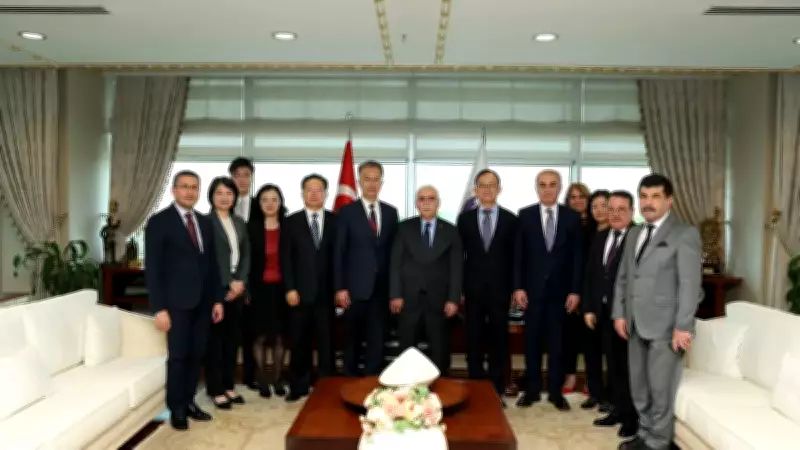 AYM Başkanı Özkaya, Çin Yüksek Halk Mahkemesi heyetiyle bir araya geldi