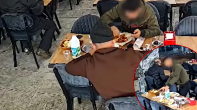 Başakşehir'de pişkinlik: Yediler içtiler, ayranı da alıp kaçtılar