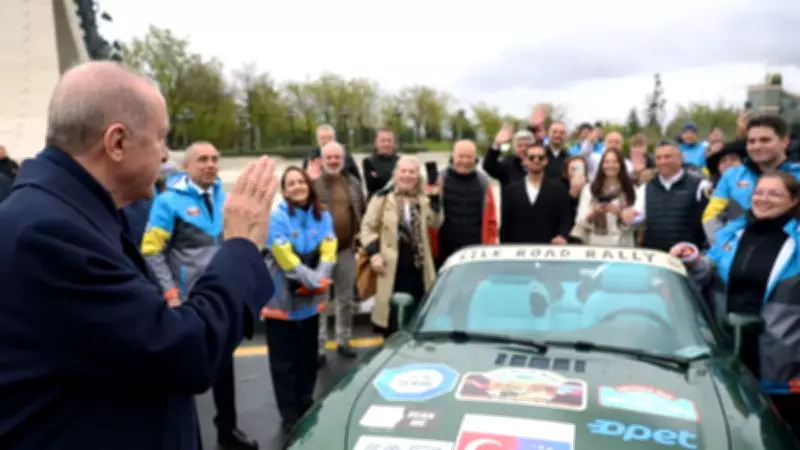 Başkan Erdoğan, Doğu-Batı Dostluk ve İpek Yolu Rallisi Grubunu Uğurladı