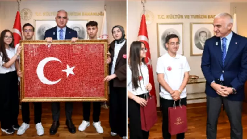 Bakan Ersoy, genç sanatçıları ağırladı