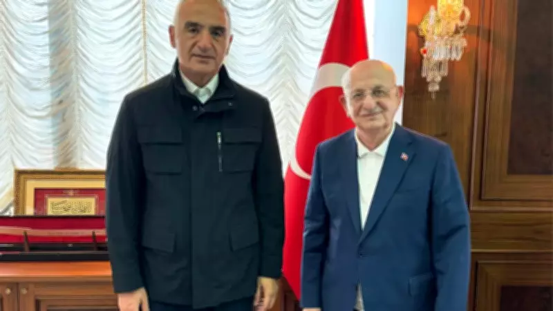 Bakan Ersoy'dan İsmail Kahraman'a Kültür ve Medeniyet Ziyareti