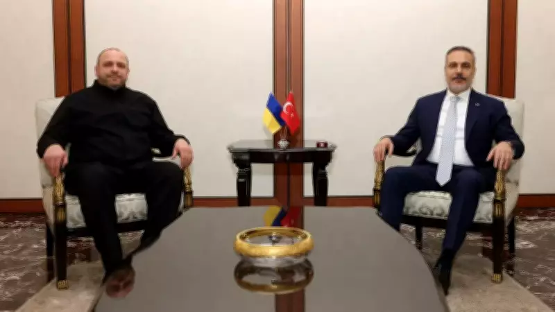 Bakan Fidan, Ukrayna Ulusal Güvenlik Sekreteri Umerov ile Ankara'da Görüştü