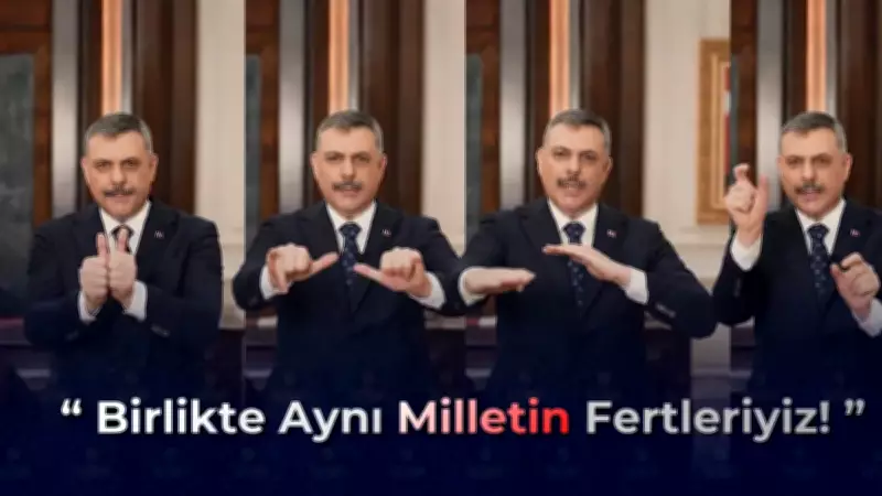 Bakan Çiftçi'den Engelliler Haftası'nda işaret diliyle anlamlı mesaj