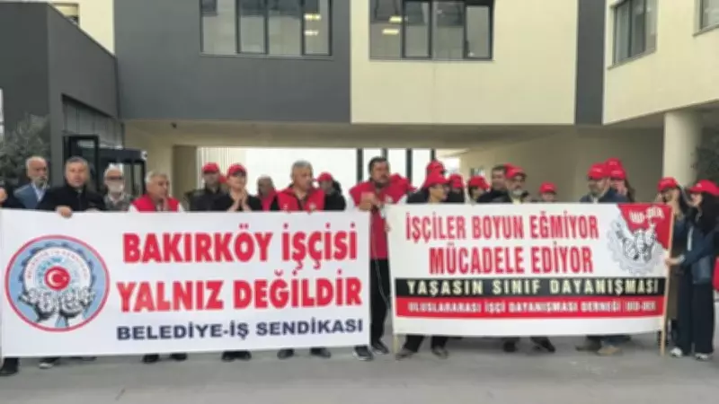 Bakırköy Belediyesi'nde işten çıkarma protestosu: Sendika üyeleri tepkili