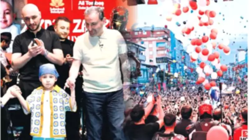 Balonlar Kanseri Yenen Zeyd İçin Gökyüzüne Bırakıldı
